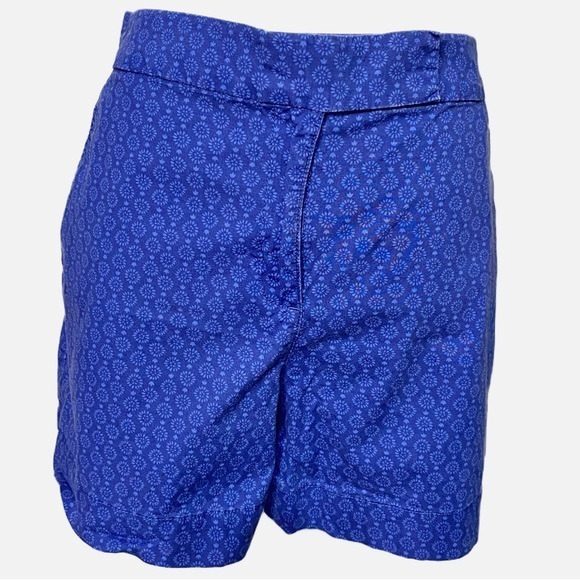 Izod Pants - Izod Blue Casual Shorts with Muted‎ Print